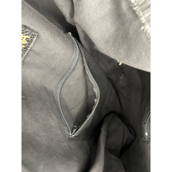 Anna Corinna Black Soft Leather Handbag Boho Two Handle Shoulder Crossbody Hobo - Picture 10 of 12